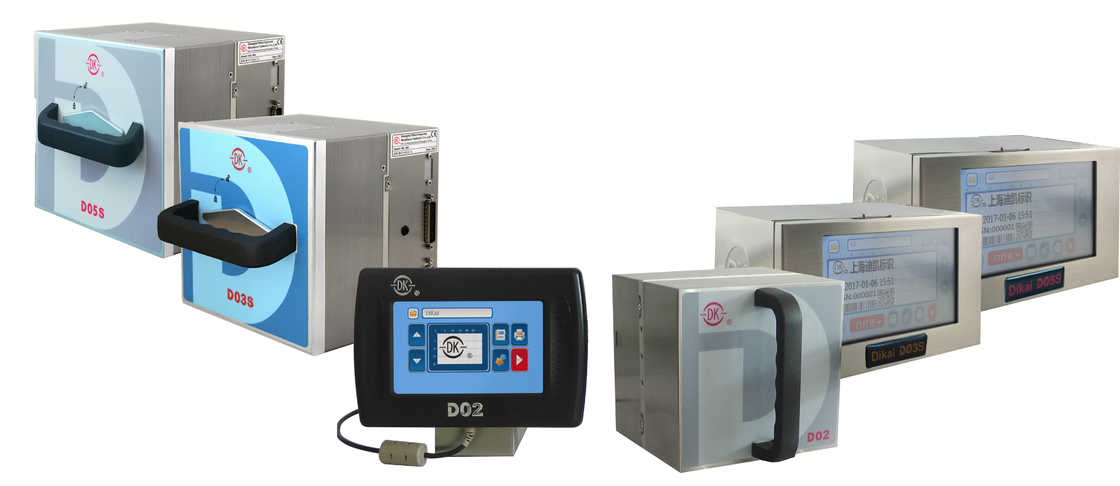 Dikai D05S Overprinter a trasferimento termico con area di stampa di 53 mm*150 mm 2-36 m/minuto Velocità di stampa e potenza AC 220V/50Hz 110V/60Hz