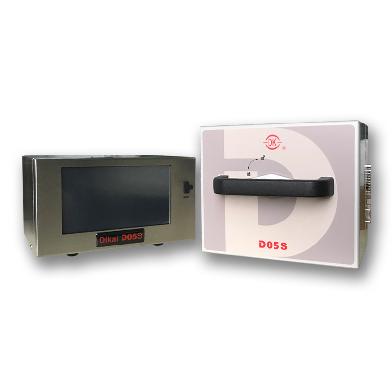Dikai D05S Overprinter a trasferimento termico automatico con testina di stampa da 53 mm e lunga durata per la stampa di date e codici a barre